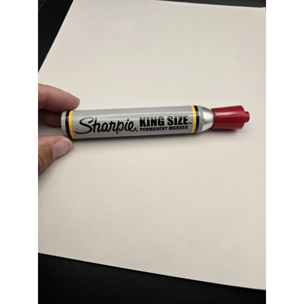 Vintage Sharpie King Size Red Permanent Marker
